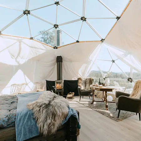 Luxusní stan Arctic Dome Namdalen Hoylandet